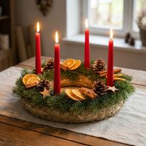 Artikel Strokransvoet, 35 cm, set van 2, deurkrans, Adventskrans