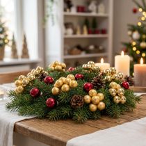 Artikel Mini kerstboomballen glas spiegel bessen Ø20mm 140 st