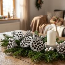 Artikel Lotos Natuurlijke Decoratieve Lotus Fles Wit Gewassen 6-8cm 50 stuks