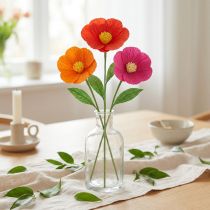 Artikel Bloemist crêpepapier roze 50x250cm