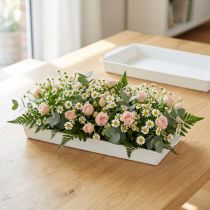 Artikel OASIS® insteekschaal wit 23cm x 11,5cm x 2,5cm 5 stuks