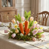 Artikel Decoratieve wortelen Gevlokte wortelen H27cm–37cm in een set van 6