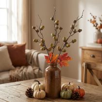 Artikel Decoratieve tak eikels decoratie groene herfstdecoratie kunstmatig 80cm