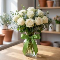 Artikel Cadeau- en decoratielint groen 50m