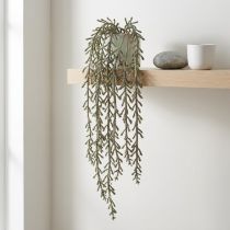 Artikel Succulente rank hangend groen, brons metallic 114cm