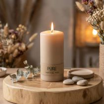 Artikel PURE stompkaars Beige Wenzel kaarsen 130/70mm