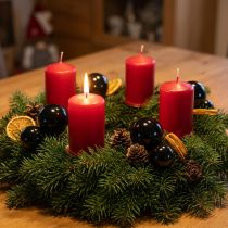 Artikel Zwarte kerstballen glas mini glans Ø3cm 22 st