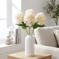 Artikel Kunstmatige hortensia, hoge kwaliteit, voor decoratieve doeleinden in de woonkamer, 62 cm