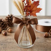 Artikel Cadeau- en decoratielint, bruin, 25 mm, 50 m