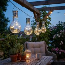 Artikel Tuindecoratie met solar LED-lampen, warm wit, H15cm, 5 stuks