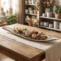 Artikel Kokosnootschaal kokosblad wit gewassen 60cm