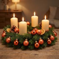 Artikel Mini kerstballen glas oranje pompoen Ø2,5cm 22 st