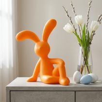 Artikel Decoratief konijnenbeeldje voor moderne paasdecoratie, 38 cm