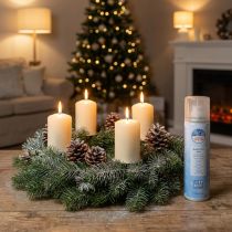Artikel Zilverkleurige spuitglitter voor ramen en winterdecoratie 150 ml