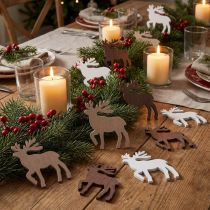 Artikel Strooidecoratie Kerstrendier Kerstdecoratie hout 48 st