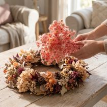 Artikel Distel decoratieve tak, antieke rozen gedroogde bloemen, 100 g - ideaal voor doe-het-zelf decoratie en kransen
