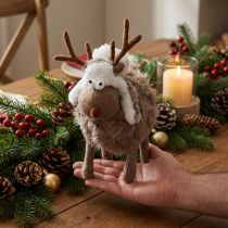 Artikel Rendier tafeldecoratie Kerstfiguurtje decoratie 23cm