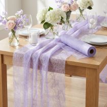 Artikel Deco fleece tafelloper Sizoweb lichtpaars 30cm 25m