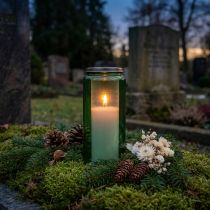 Artikel Navulkaarsen voor grafverlichting wit 84h H17cm 5 st