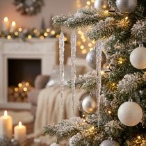 Artikel Decoratieve ijspegels voor het ophangen van winterdecoratie helder 28,5cm 3 stuks