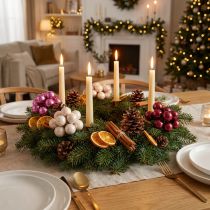 Artikel Mini Kerstballen op draad Bessenmix Ø20mm 140 st