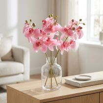 Artikel Kunstmatige Orchideeën Roze Kunstbloemen Als Echt 56cm 3 Stuks