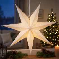 Artikel Papieren sterren om feestelijke kerstversieringen te verlichten