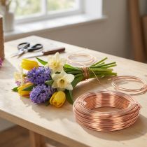 Artikel Aluminiumdraadrol voor knutselen en bloemschikken, 60 m, 500 g