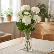 Artikel Kunstbloemen decoratieve dahlia's kunstwit 50cm