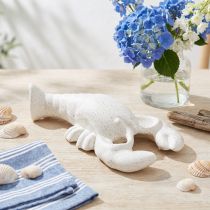 Artikel Maritieme Decoratie Figuur Keramiek Kreeft Wit 17,5×9×3cm