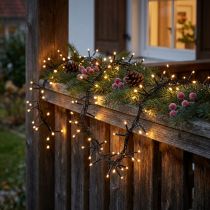 Artikel LED lichtketting voor buiten 288er 2,4m zwart/warm wit