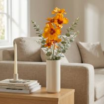 Artikel Cosmea Kosmee sieradenmand kunstbloem oranje 75cm