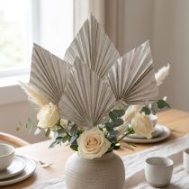 Artikel Palmspear witgekalkt 10cm - 15cm L33cm 65 stuks