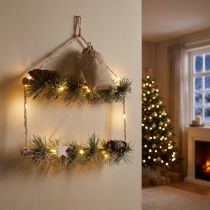Artikel Wanddecoratie Kerst micro LED-lichtketting 35×85cm