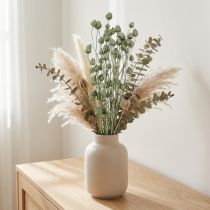 Artikel Aardbeististels in metallic groen Ø1cm–2cm L55cm 100g