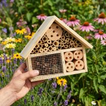 Artikel Insectenhuis naturel insectenhotel houtspar naturel H21cm