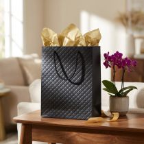 Artikel Cadeauzakje cadeauzakje zwart 18×10×23cm 1 st