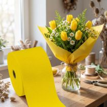 Artikel Bloem crêpe geel B10cm gramgewicht 128g/m² L250cm 2 stuks