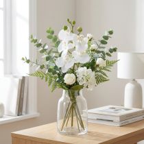 Artikel Witte kunstorchidee Phalaenopsis Real Touch 32cm