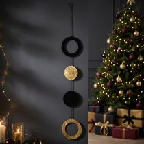Artikel Wanddecoratie ringen en schijven, perfect voor woonkamerdecoratie en kerstversiering, 125 cm