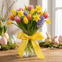 Artikel Cadeau- en decoratielint 10mm x 50m geel