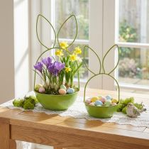 Artikel Konijnenbloempot voor lente- en paasdecoratie, woonkamer, keuken, tuindecoratie, 33 cm