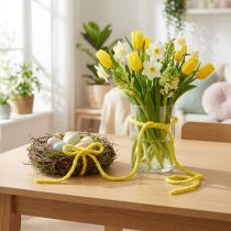 Artikel Vilten koordfleece Mirabell 25m geel