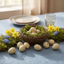 Artikel Kwarteleitjes decoratie Paasblaaseieren crème 3cm 50 st