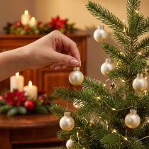 Artikel Mini Kerstboomballen glazen parelboomballen Ø2,5cm 22 st