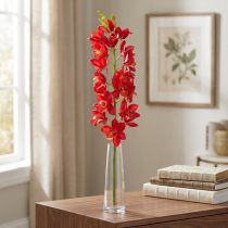 Artikel Orchidee cymbidium rood 78cm