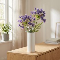 Artikel Agapanthus Afrikaanse Lelie Kunstbloemen Paars L75cm 2st