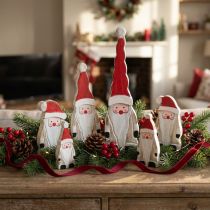 Artikel Kerstman 17cm 6st