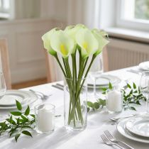 Artikel Mini calla kunstwit L 28cm 12 st