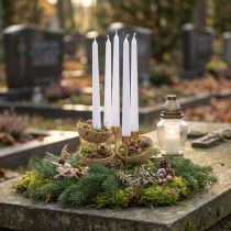 Artikel Gedroogd Fruit Bell Cup Natuurlijke Rouwdecoratie 8,5-11cm 10 st